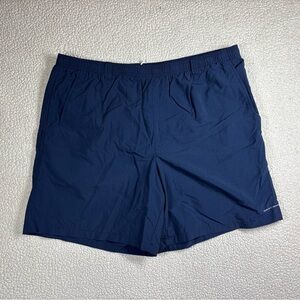 Columbia PFG Backcast IV Water Swim Shorts Men’s XXL Navy 8 In Inseam Omni-Shade